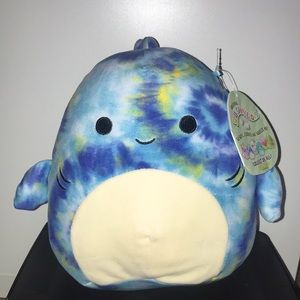 Luther 8” inch Squishmallow Tiger Shark NTW